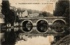 Villeneuve-Saint-Georges - Le pont de l'Yerres -
																					94190 Villeneuve-Saint-Georges
																			