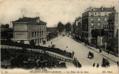 Villeneuve-Saint-Georges - La Place de la Gare à Villeneuve-Saint-Georges