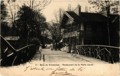 Bois de Vincennes - Restaurant de la Porte Jaune -
																					94300 Vincennes
																			