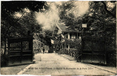 Carte postale ancienne Bois de Vincennes - Restaurant de la Porte Jaune
                                                                     à Paris
                                