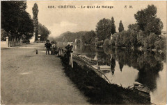 Creteil - Le Quai de Halage à Créteil