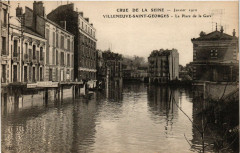 Villeneuve Saint-Georges - La Place de la Gare à Villeneuve-Saint-Georges