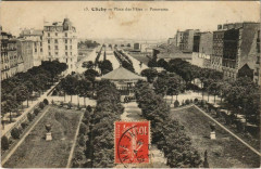 Carte postale ancienne Place des Fêtes — Panorama
                                                                     à Clichy
                                