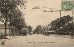 Carte postale ancienne Grand Montrouge - Porte d'Orléans
                                                                     à Paris 14e
                                