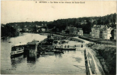 Sevres La Seine et les coteaux de St-Cloud à Sèvres