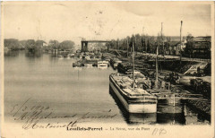 Levallois-Perret - La Seine, vue du Pont à Levallois-Perret