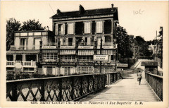 Saint-Cloud-val-D'Or - Passerelle et Rue Duperrier à Saint-Cloud