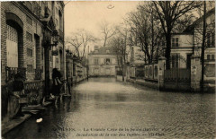 Asniéres - La Grande Crue de la Seine (Janvier 1910)-Inondation ... -
													92 Hauts de Seine
												