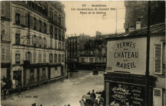 Asniéres - Les Inondations de Janvir 1910 -Place de la Station -
													92 Hauts de Seine
												