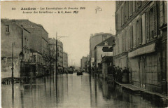 Asniéres - Les Inindations de Janvier 1910 -Avenue des Grésillons -
													92 Hauts de Seine
												