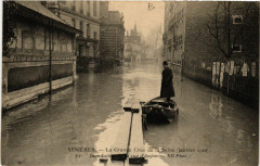 Asniéres - La Grande Crue de la Seine (janvier 1910) - Inondation -
													92 Hauts de Seine
												