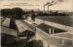 Vue générale des Usines Renault Frères à Boulogne-Billancourt