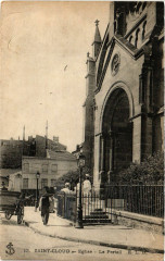 Saint-Cloud - Eglise - Le Portail à Saint-Cloud