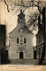 Boulogne-sur-Seine - Ecole Notre-Dame - Facade de la Chapelle