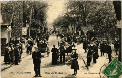 Robinson Rue de Malabrie. un dimanche -
													92 Hauts de Seine
												