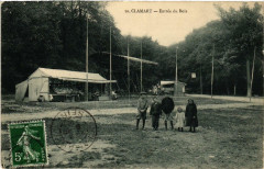 Carte postale ancienne L'Entrée du Bois
                                                                     à Clamart
                                
