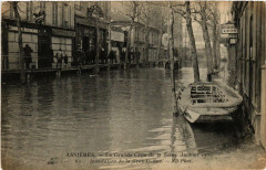 La Grande Crue de la Seine. 60 Grande-Rue Asnieres