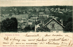 Carte postale ancienne Panorama de Sèvres
                                                                     à Sèvres
                                