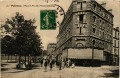 Puteaux Place du Marché et Rue de Colombes à Puteaux