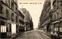 Carte postale ancienne Rue du Parc
                                                                     à Clichy
                                