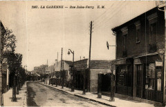 Carte postale ancienne La Garenne - Rue Jules Ferry
                                                                     à La Garenne-Colombes
                                
