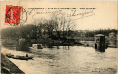 Courbevoie L'Ile de la Grande Jatte-Bras de Seine à Courbevoie