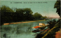 Courbevoie Bords de Seine vers le Pont de Neuilly à Courbevoie