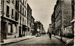 Carte postale ancienne Rue de Paris
                                                                     à Clichy
                                
