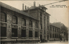 Carte postale ancienne Boulevard Victor-Hugo
                                                                     à Saint-Ouen-sur-Seine
                                