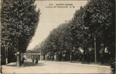 Carte postale ancienne Avenue des Batignolles
                                                                     à Saint-Ouen-sur-Seine
                                