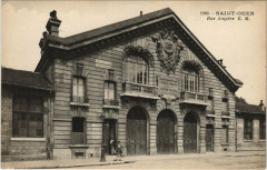 Carte postale ancienne Rue Ampère
                                                                     à Saint-Ouen-sur-Seine
                                