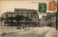 Epinay - Place de l'Eglise -
													93 Seine Saint Denis
												