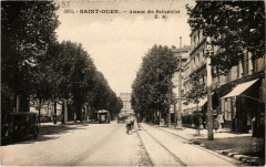 Carte postale ancienne Avenue des Batignolles
                                                                     à Saint-Ouen-sur-Seine
                                