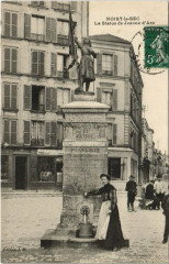 Noisy-le-Sec - La Statue de Jeanne d'Arc à Noisy-le-Sec