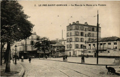 Pre-Saint-Germain Place de la Mairie et la Fontaine