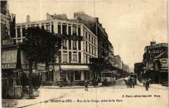 Noisy-le-Sec Rue de la Forge prise de la Gare à Noisy-le-Sec