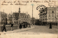 Pantin Entrée du Pont de Pantin à Pantin