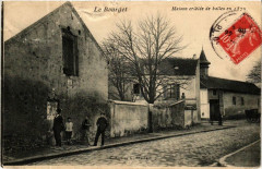 Le Bourget Maison criblee de balles en 1870 au Bourget