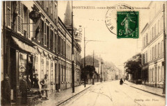Montreuil-sous-Bois Rue de Vincennes. à Montreuil