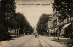 Carte postale ancienne Avenue des Batignolles
                                                                     à Saint-Ouen-sur-Seine
                                