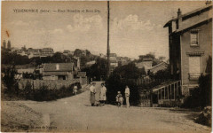 Carte postale ancienne Villemonble (Seine) -Rues Hinzelin et Beau Site
                                                                     à Villemomble
                                