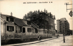 Carte postale ancienne Rue Godillot
                                                                     à Saint-Ouen-sur-Seine
                                