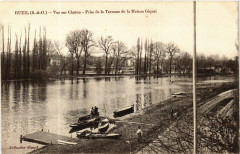 Rueil - Vue sur Chatou - Prise de la Terrasse de la Maison Giquel