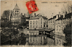Corbeil - Vue sur l'Essonnes et l'Eglise