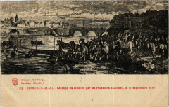 Corbeil - Passage de la Seine par les Prussiens - 1870 -
													91 Essonne
												