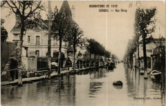 Corbeil - Inondations de 1910 - Rue Féray