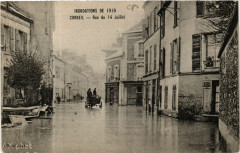 Corbeil - Inondations de 1910 - Rue du 14 Juillet -
													91 Essonne
												