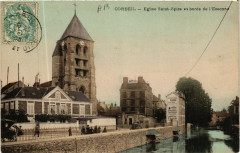 Corbeil - Eglise Saint-Spire et bords de l'Essonne -
													91 Essonne
												