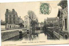 Corbeil-La Poste, vue sur l'Essonnes