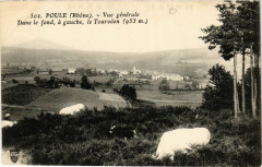 Poule - Vue générale - Dans le fond - a gauche - Le Tourvéon